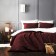 Software "Soft": a bedspread 160x220 cm, pillowcase 40x40 cm - 2 pcs, burgundy color