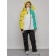 Ski suit female, size 46, yellow color