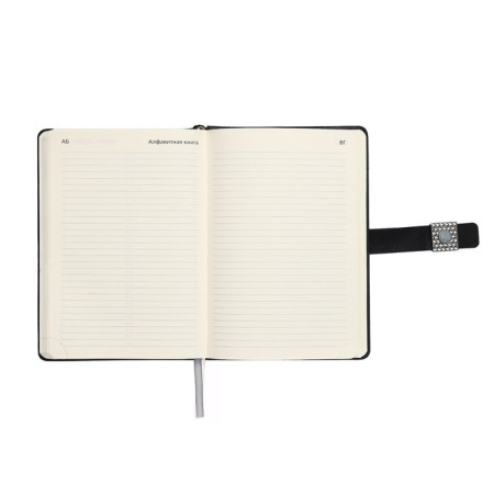 Leduced Diary A5, 160 sheets, Devente.denver, firmly cover of artificial leather with foam rubber, block 70 g/m2, gray-9