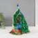 Polystone souvenir "Two green peacocks" rhinestones 25.5x14x24 cm