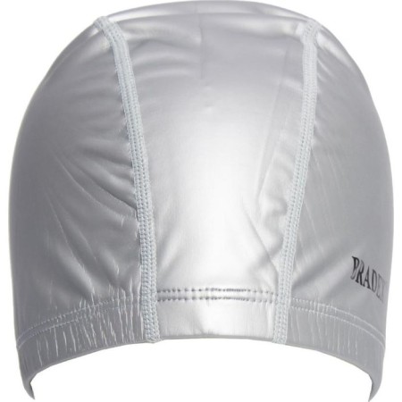 Bradex swimming cap, textile covered with PU, gray-1