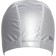Bradex swimming cap, textile covered with PU, gray
