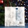 New Year's napkins paper art bouquet “Snowfall. silver ", 3 layers, 33x33 cm, 20 pcs