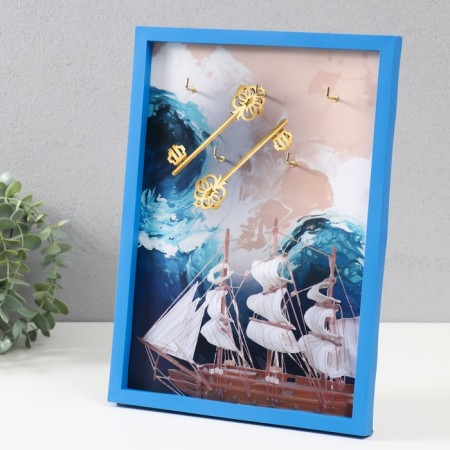 Open "ship" 5 hooks, 23x32 cm-1