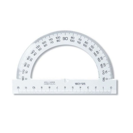Transporter 180 °/12.5 cm, koh-i-noor transparent