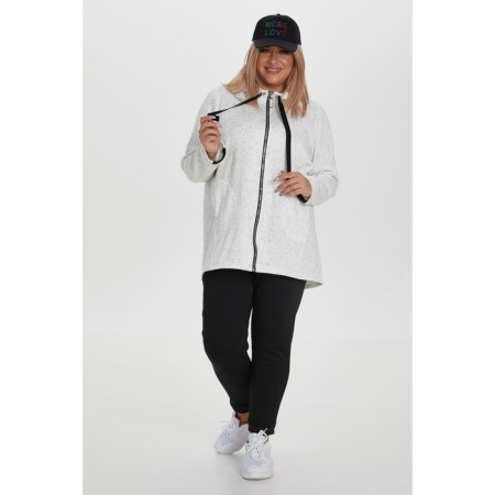 Female suit, size 56, white color-1