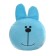 Pillow on the headrest Matech Mimimish Line, 33 x 31 x 10 cm, blue