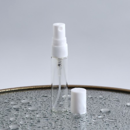 A bottle for storage, with a sprayer, 5 ml, packing - 5 pcs, white color-1