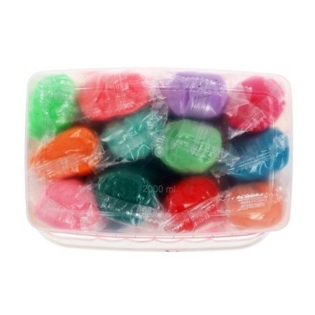 Modeling dough, 25 colors, 1,500 g, "gamer", in a plastic container, accessories as a gift-3
