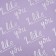 Flower film is matte, "I like you", 57x57cm, lilac, 65 μm
