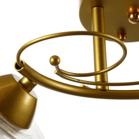 Chandelier 1082/2GD 40W E27 gold 46x15x24 cm-3