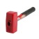 Sledgehammer scrap, metal rubberized handle, 1.5 kg