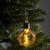 Christmas tree "Christmas trees", batteries, 1 LED, glow warm white