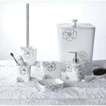 Diamond toilet brush, white color-3