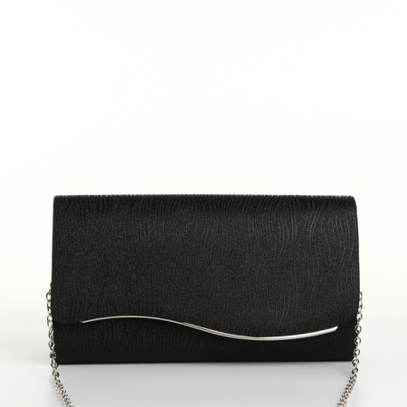 Female bag on a magnet, black color