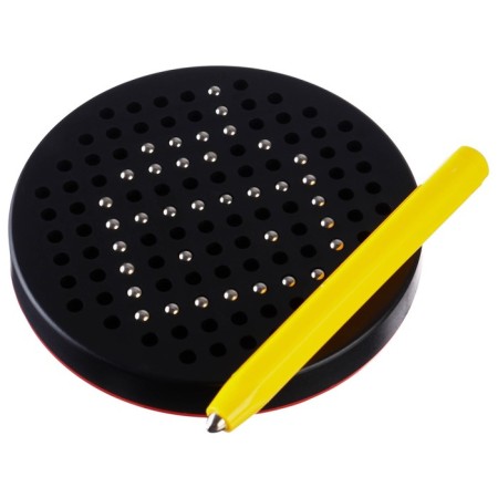 The training tablet "Magnetic drawing: fairy -tale patrol", 120 holes, black color-5