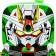 Mechanical sharpener with container, green robot
