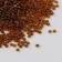 Glass beads 12/0 "coffee" transparent 450 gr