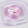Satin tape, 12 mm × 23 ± 1 m, color warm lilac No. 45