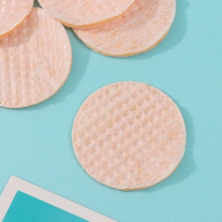 Orange cotton pads 50 pcs in the p/e package-1