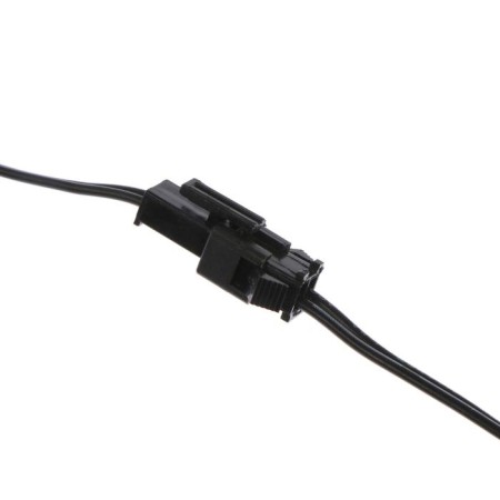 Cartage neon thread for lighting salon, 12 V power adapter, 7 m, blue-3