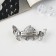 Liberty-automatic hairpin "Liberti" Openland butterflies, 9 cm, silver
