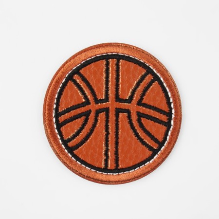Thermal appliance from the leatherette "basketball", d = 5.5 cm, color orange color-1