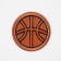 Thermal appliance from the leatherette "basketball", d = 5.5 cm, color orange color