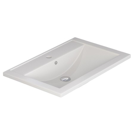 Sink uperwood Foster Quartz 70 cm, quartz, white matte, jasmine-3