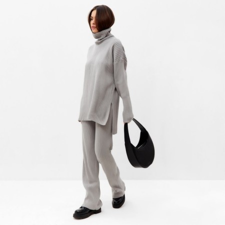 Women's costume mist (sweater and trousers), gray, p. S (40-42)-3