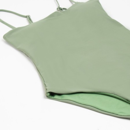 Swimsuit Women's EVEN BASIC MINAKU color green, size 48-6