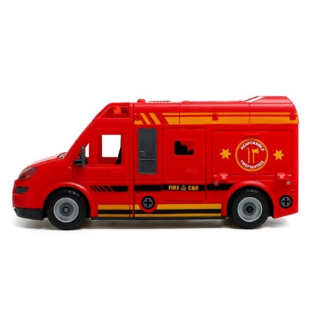 The designer of the screw "Fire van", light, sound, inertia, 50 parts-2