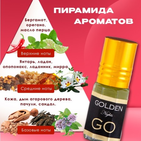 Explosions Women's Golden GO, 3 ml-1
