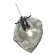STL LUCE Sus. SL1175.403.01. Portici. 1x40 W, E14, 18x18x21 cm, black color