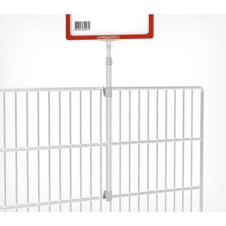 Frame made of impact -resistant plastic with rounded A4 angles, without tread, red color-2