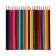 Color pencils 24 colors "School of Creativity", three -sided