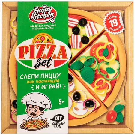 Set for creating toy food "Funny Kitchen. Pizza set "