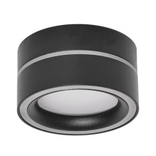 Ceiling light Feron HL455, IP20, GX53, 12 W, 85x85x47 mm, black color