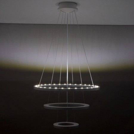 Suspended lamp Citilux "Electron" CL710A104S, 65x65x40 cm, 1x104W, LED, white color-17