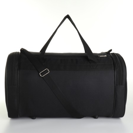 Road bag with lightning, long belt, 3 outer pockets, black color-1