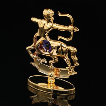 Souvenir Zodiac Sagittarius Sagittarius, 9.5 × 4 × 6.5 cm, with a crystal-2