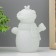 Nightmare "Snowman in a hat" LED from 3xlr44 batteries is white 7x7x12 cm