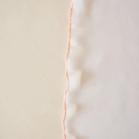 A set of curtains for the kitchen Witerra Malva 280x150cm, peach, PE100%-1