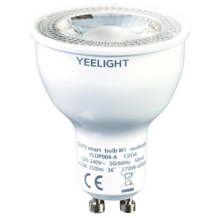 Smart light bulb Yeelight GU10 Smart Bulb (Multicolor), 4.5 W, 350 lm, packaging - 4 pcs.