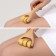 Massager - Roller, with spikes, universal, wooden, 14.5 × 8 × 2 cm, color mix