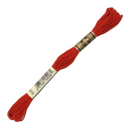 The threads of the DMC 117 (919), 12 pcs. packaged