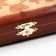 Backgammon "Russia", wooden board 40 x 40 cm, with a field for playing checkers