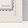 Photo frame Plastic format A4 "Rombs. Texture of a tree" White 33.1x25 cm