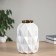 VAZA Ceramics Table "Dzhakomo" D-6CM, 19.5x12 cm, gray-white
