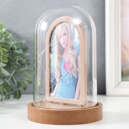 Photo frame 7x12 cm Light "Ark in the flask" from batteries 3xlr1130 11x11x18 cm-3